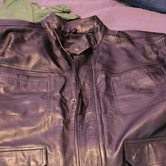 Custom Made Jackets & Coats Mens Ultra Soft Lambskin Moto Leather